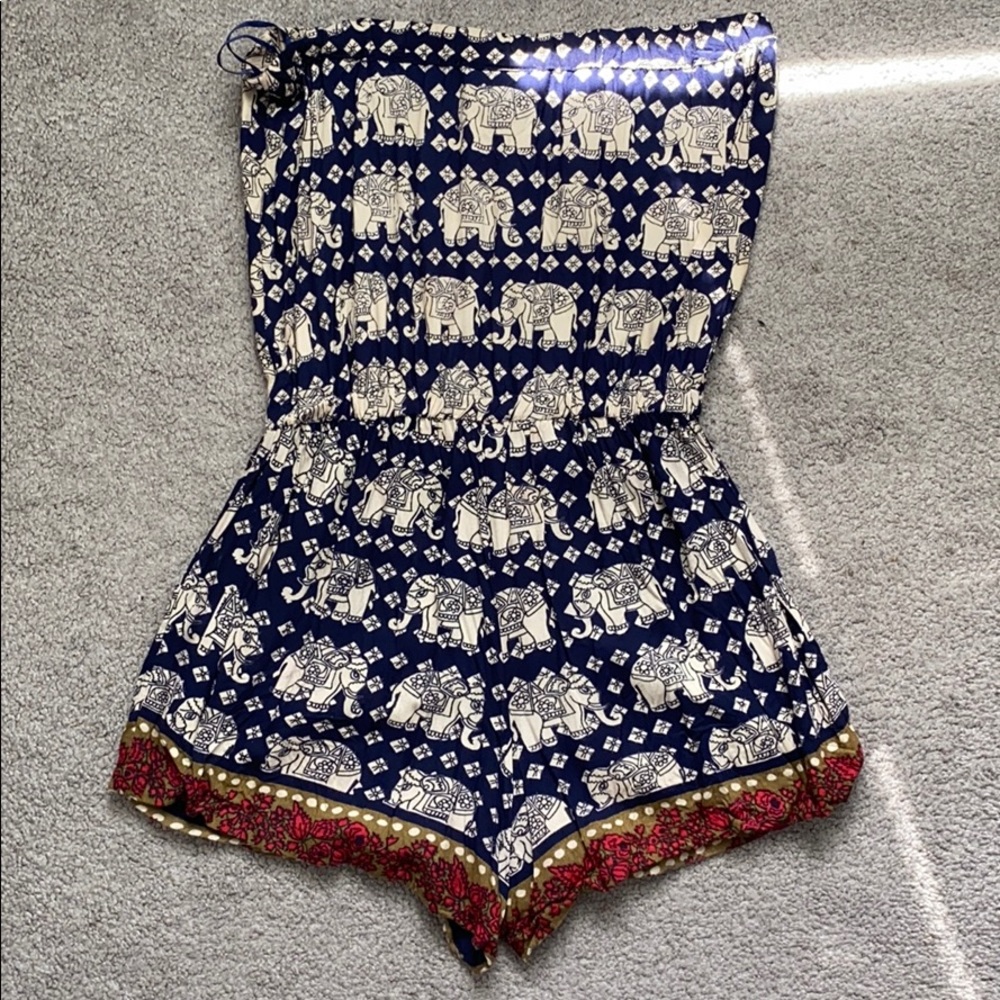 strapless romper - Picture 3 of 3